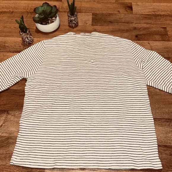 White Stripped Long Sleeve - Picture 2 of 5